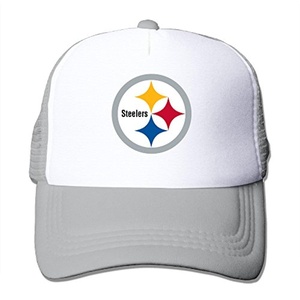 Adult Pittsburgh Steelers Adjustable Mesh Hat Trucker Baseball Cap Ash