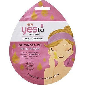 Yes to Miracle Oil Calm Soothe Primrose Oil Mud Mask 0.33 Fl Oz (Pack of 2)