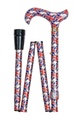Classic Canes Fashionable Height Adjustable Folding Walking Stick - Union Flag Cane by Classic Canes