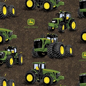 John Deere Proven Power Tractor Fabric From Springs Creative By the Yard