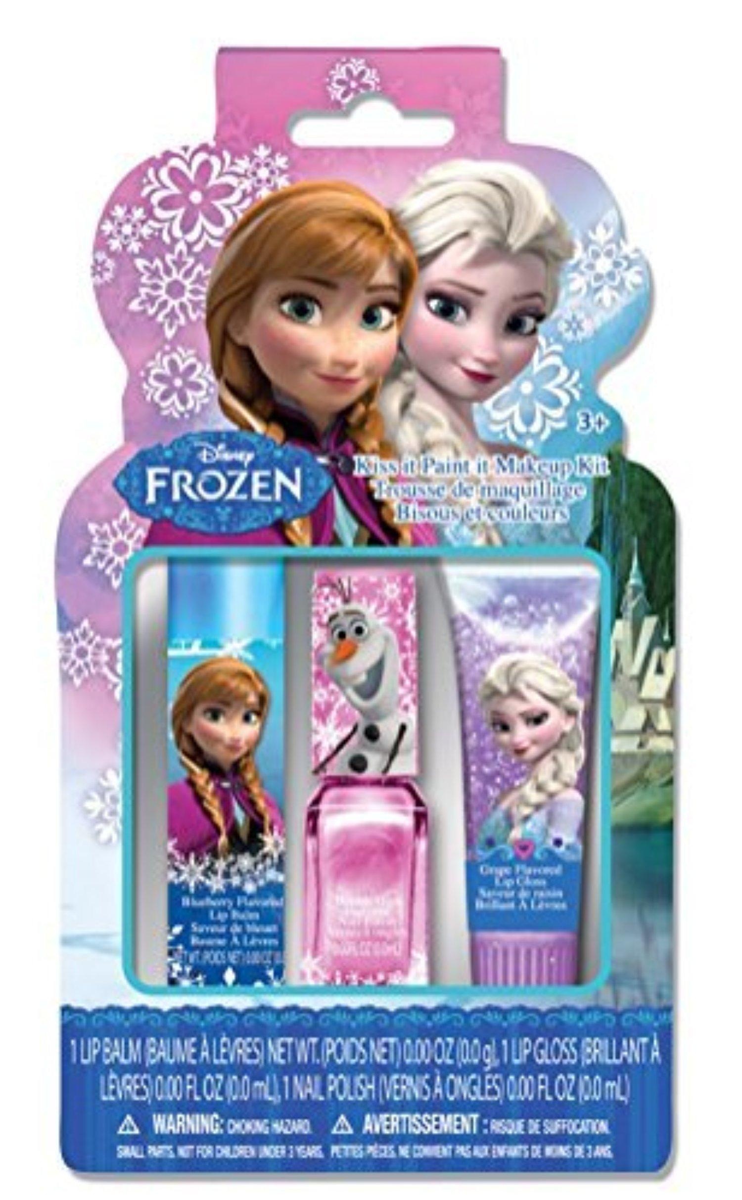 Frozen Kiss It Paint It PVC Makeup Set, 3 Count by Frozen