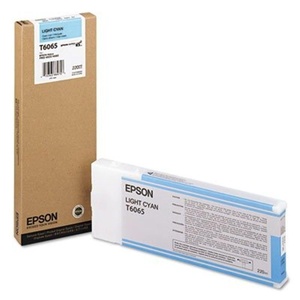 Epson UltraChrome K3 Ink Cartridge - 220ml Light Cyan (T606500)