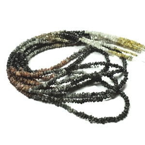 16 Inch Strand Raw Rough Uncut Conflict Free Diamond, 1.5mm To 3mm Beads,