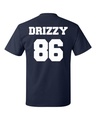 Drizzy 86 Unisex Mens Womens Tshirt Top Tee, Navy, XL